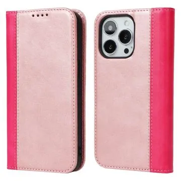Elegance Series iPhone 14 Pro Max Wallet Case - Rose Gold / Rose
