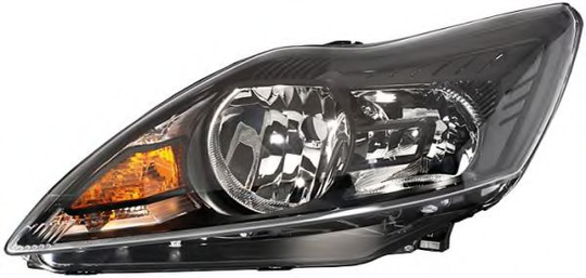 Headlight Halogen 1LE354257-081 by Hella Right