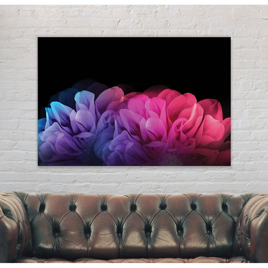 Colourful Flowers - Wrapped Canvas Art Prints