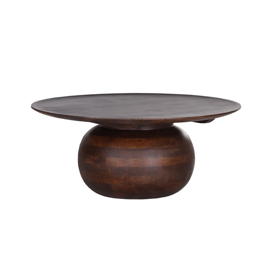Cockermouth Solid Wood Drum Coffee Table