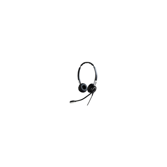 Jabra Biz 2400 II QD Duo NC Binaural Head-band Black, Silver headset
