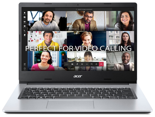 Acer Aspire 1 14in Celeron 4GB 64GB MS Office Laptop Silver