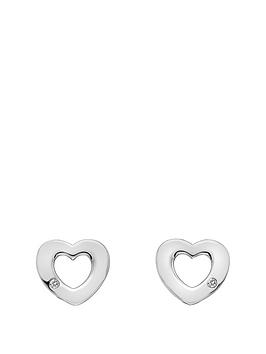 Hot Diamonds Diamond Amulets Heart Earrings