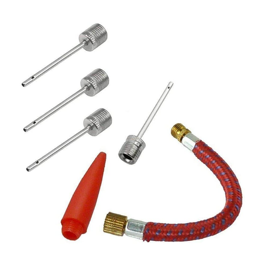 Hamble 6Pc Bicycle Pump Accessories Bike Ball Inflating Needle Valve Tube Adapter Set