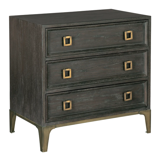 Pinkley 3 Drawer Bedside Table