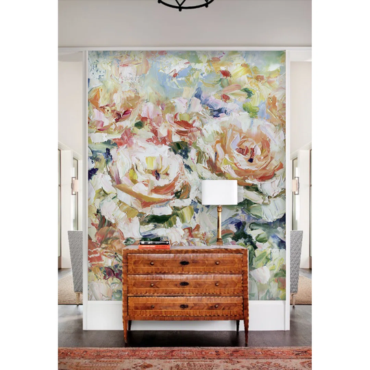 Walllpaper Roll 250X250cm Mural Decoration Kitchen Livingroom Bedroom Wallpaper Material With Print - Roses Trend Romantic Delicate Flora Garden