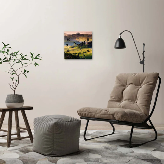Tuscany Italy Silent Wall Clock