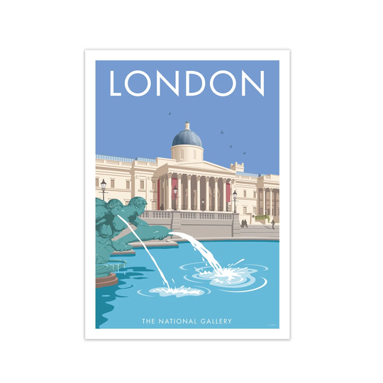 'London Trafalgar Square' Graphict Art