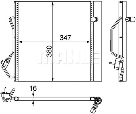 Condenser Air Conditioning 8FC351303-421 by BEHR