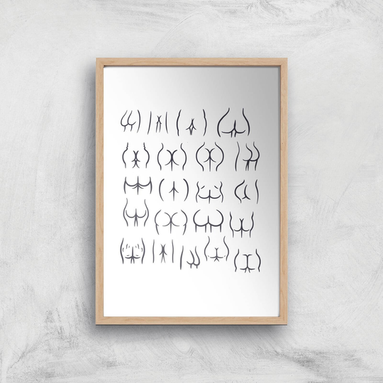 Buns Giclee Art Print - A4 - Wooden Frame
