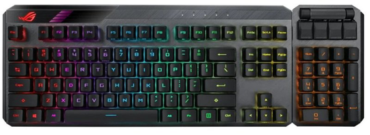 ASUS ROG Claymore II RX Blue Optical Mechanical Wireless/USB Modular Gaming Keyboard