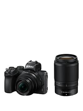 Nikon Z50 Mirrorless Digital Camera With Nikkor Z Dx 50-250Mm F/4.5-6.3 Vr &Amp; Nikkor Z Dx 16-50Mm F/3.5-6.3 Vr Lenses
