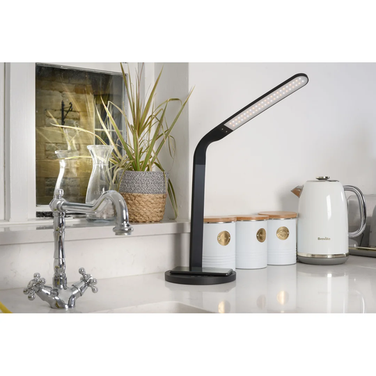 Kalama 36Cm Black Desk Lamp