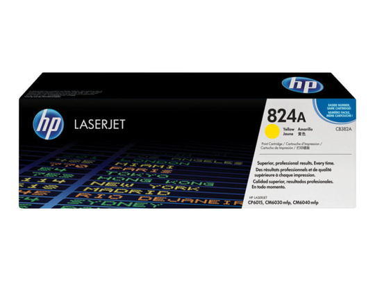 HP 824A Yellow Toner Cartridge - CB382A