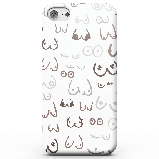Multishade Boobs Phone Case for iPhone and Android - iPhone 5/5s - Snap Case - Matte