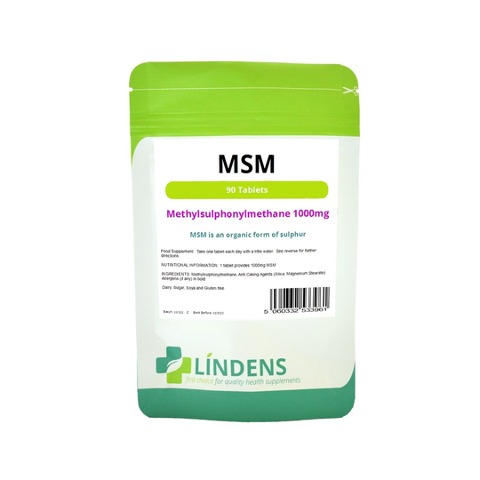 MSM (methylsulfonylmethane) 1000mg 2-PACK 180 Tablets Organic form of Sulphur