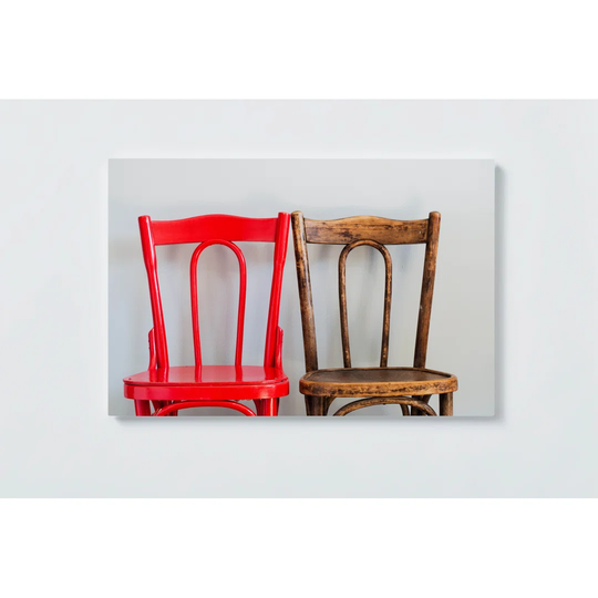 Chair Motif Magnetic Wall Mounted Cork Board
