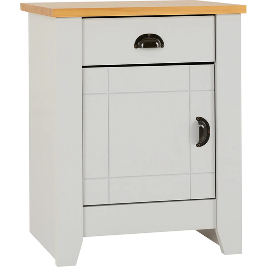 Fredonyer 1 - Drawer Nightstand in Grey/Oak