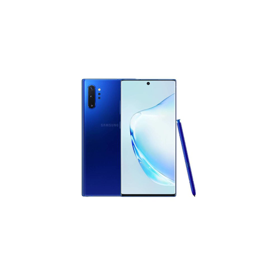 (Unlocked, Aura Blue) Samsung Galaxy Note10+ 5G Single Sim | 256GB | 12GB RAM