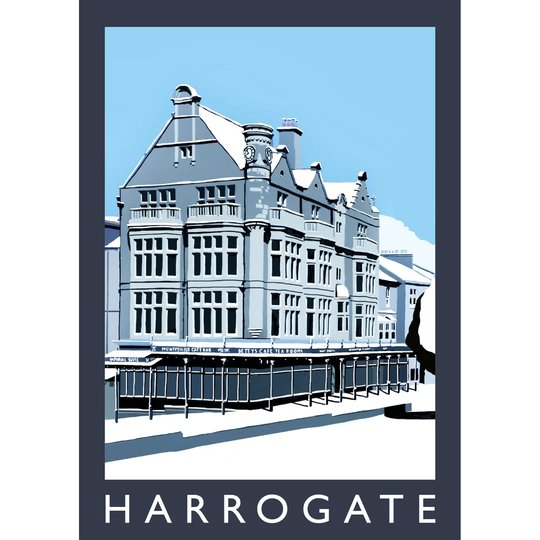 Harrogate in Snow by Richard O'Neil - Graphic Art Print on Paper