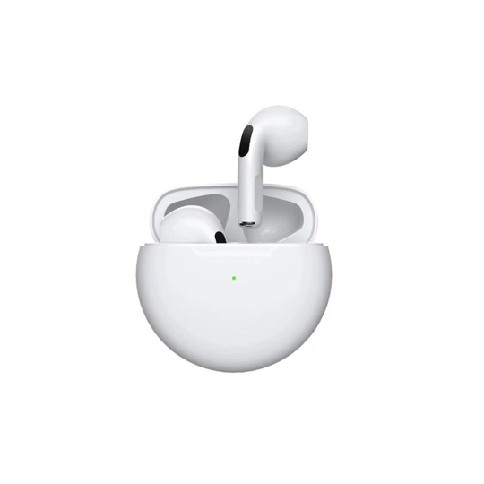 (White) Wireless Bluetooth Headphones Earphones Earbuds iPhone Samsung TWS Pro 6