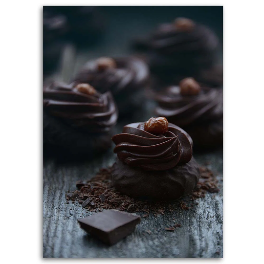 Canvas Print Dessert Chocolate Cake