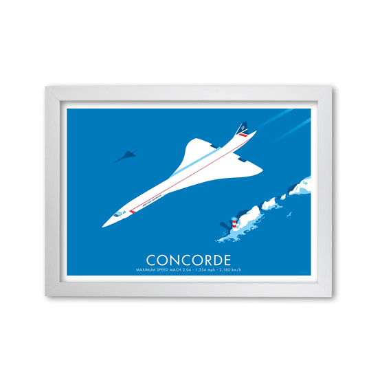 Concorde by Stephen Millership - Graphic Art Print on Paper