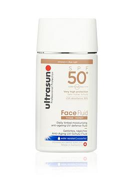 ultrasun 50+spf Tinted Face Fluid 40ml, One Colour, Women
