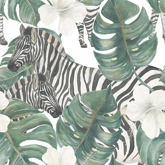 Walllpaper Roll 416X254cm Wallpaper Material With Print Kitchen Livingroom Bedroom Mural Decoration - Zebra Bright Drawing