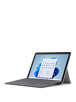 Microsoft Surface Go 3 With Black Type Cover, 10.5In Touchscreen, Intel Pentium Gold, 4Gb Ram, 64Gb Ssd Plus Optional Microsoft 365 Personal (12 Months) - Laptop Only