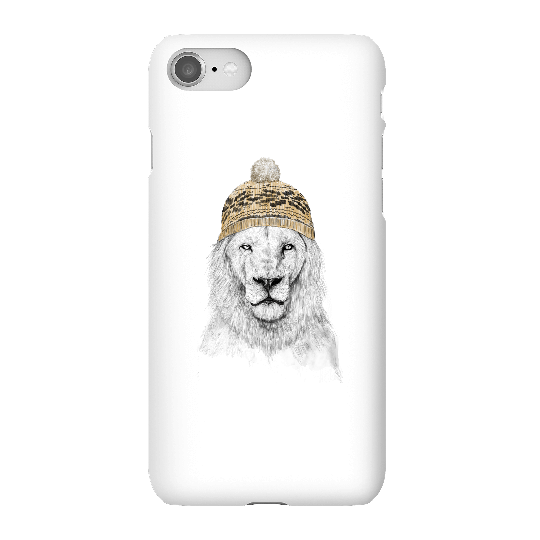 Balazs Solti Lion With Hat Phone Case for iPhone and Android - iPhone 8 - Snap Case - Matte
