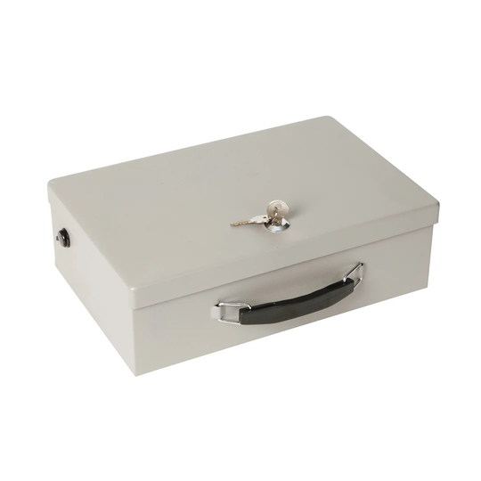 Cullinan Key Lock Safe Box with Steel Cable