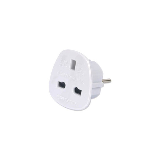 TriStar UK to Europe Travel Adapter - Travel Plug Adapter