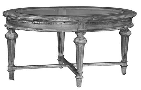 Gardette Cross Legs Coffee Table