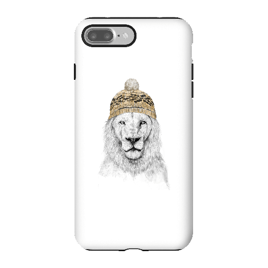 Balazs Solti Lion With Hat Phone Case for iPhone and Android - iPhone 7 Plus - Tough Case - Matte