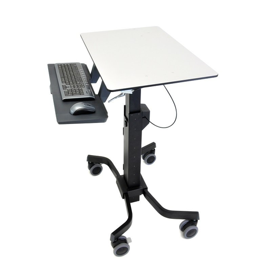 Ergotron 24-220-055 Cart Teachwell 11 Base Model - Graphite Grey