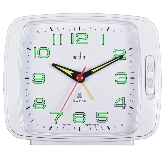 Acctim 'Ada' Bell/Bi Bi Alarm clock - White