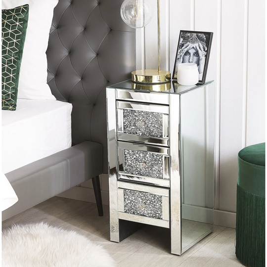 Ware 3 Drawer Bedside Table
