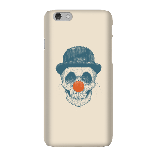 Balazs Solti Red Nosed Skull Phone Case for iPhone and Android - iPhone 6 - Snap Case - Matte