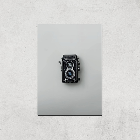 Old Camera Giclee Art Print - A4 - Print Only