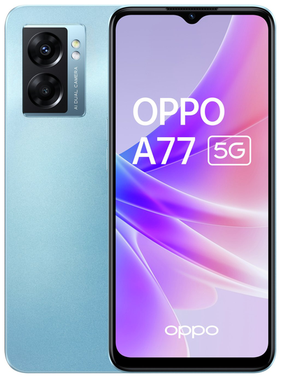 SIM Free OPPO A77 5G 64GB Mobile Phone - Blue