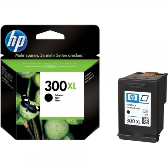 HP 300XL Black Original Ink Cartridge - High Yield 440 Pages - CC641EE