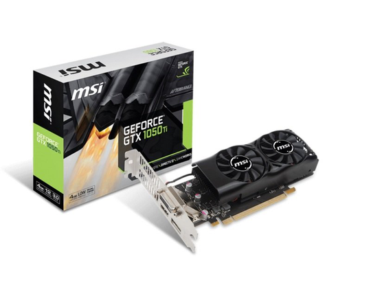 MSI GeForce GTX 1050 Ti 4GB LP Graphics Card