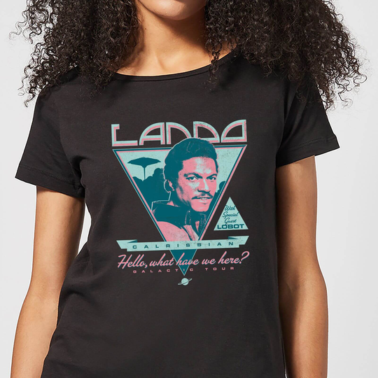 Star Wars Lando Rock Poster Women's T-Shirt - Black - S - Black