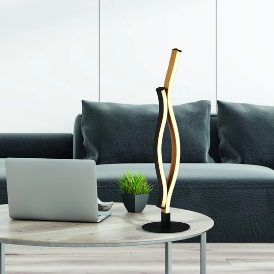 Klanke 48Cm Black Table Lamp