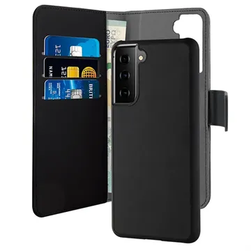 Puro 2-in-1 Magnetic Samsung Galaxy S21 5G Wallet Case (Open-Box Satisfactory) - Black