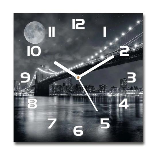 Joselene Brooklyn Bridge Silent Wall Clock