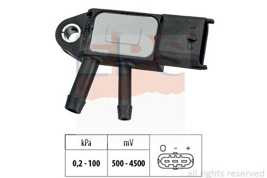 Air Pressure Sensor, height adaptation Made in Italy - OE Equivalent 1.993.291 EPS Facet 1993291