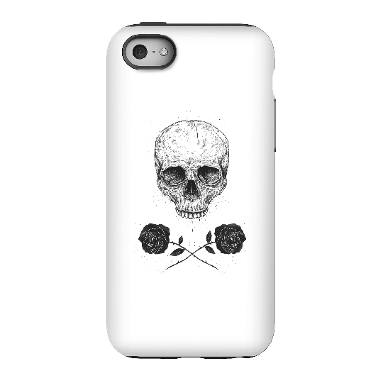 Balazs Solti Skull And Roses Phone Case for iPhone and Android - iPhone 5C - Tough Case - Gloss