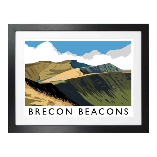 Brecon Beacons by Richard O'Neil - Graphic Art Print on Paper